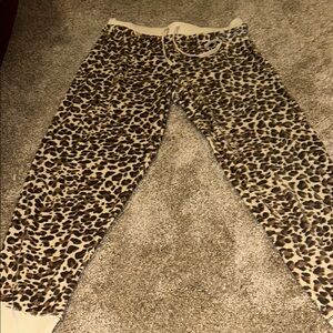 Leopard Print Jogger Pants